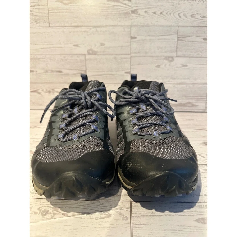 Merrell Womens Moab Speed Hiking‎ Shoes Gray Purple Lace Up Athletic Size 8.5